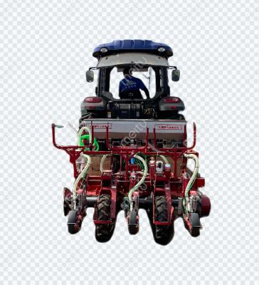 China Seed Planting Machine New Design Single Row Corn Planter Multicrop Maize Seeder With Fertilizer Customized Red Green Set Main Adjustable Marketing Parts for sale