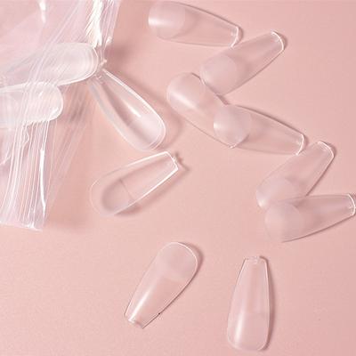 China Optional extra sticker frosted and traceless manicure full sticker french dual use nails without grinding for sale