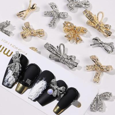 China Colorful 3D Metal Butterfly Nail Art Decorations Nail Art Accessories for sale