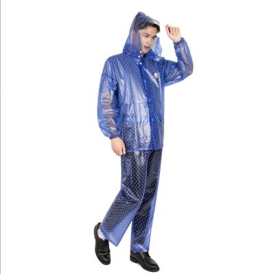 China Waterproof Windproof Wholesale Multi-Dimension Transparent Outdoor Travel Emergency Waterproof Portable Raincoat Reusable Raincoat for sale