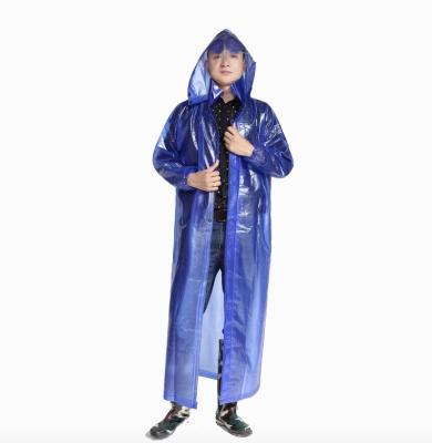 China Waterproof Windproof New Design Outdoor Fish Coat Camping Clothes Waterproof Mens Breathable Fishing Long One-piece Raincoat Reusable PVC Rain Poncho for sale