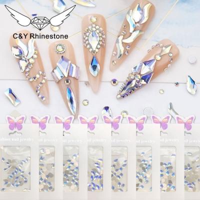 China C&Y's Best Selling Non Hotfix Luxury Flat Back Bling Flatback Glass Fake Stones for sale