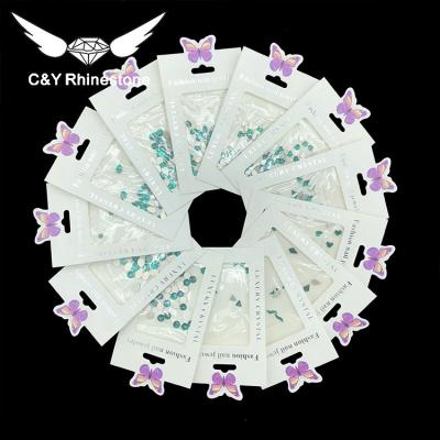 China C&Y Luxury Fancy Stones Crystal Shape Glass Bulk Rhinestone Decoracion Nails for sale