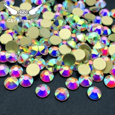 China Fashion Rhinestones SS6 SS8 SS10 SS12 SS16 SS20 Crystal Flat Back Flatback Glass ab from Flatback CY for sale