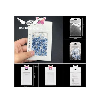 China Luxury Popular Hybrid Non-heat Repair Nail Flat Back Glass Rhinestones For Nail Decoration for sale