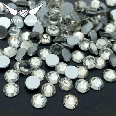 China C&Y Luxury Glass Stones Non Hotfix Loose Nail Crystals Diamond Rhinestone for sale