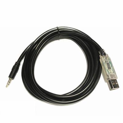 China Original FTDI Chip Stereo 2.5mm 3.5mm TRS Audio Jack FTDI OPC-478 RS232 USB to Serial TTL Cable for Intel Galileo ICOM Alinco Programming for sale