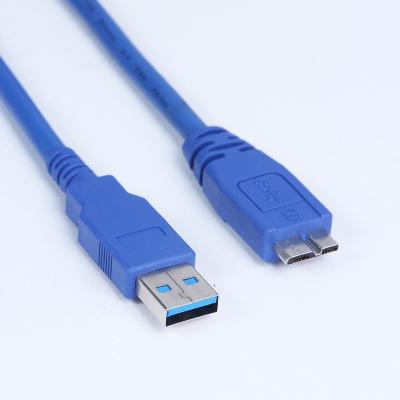 China Injection Mold Type Micro USB 3.0 Type A To B Cable 4.8Gbps Micro USB Cable 3.0 For Removable HDD SSD Samsung Galaxy S5 Note 3 For HDD Hard Drive camera for sale