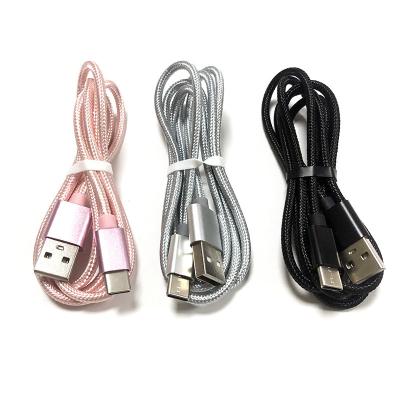 China Aluminum alloy/nylon braids/durable type c cable tipp c usb c SR charger and cable for sale