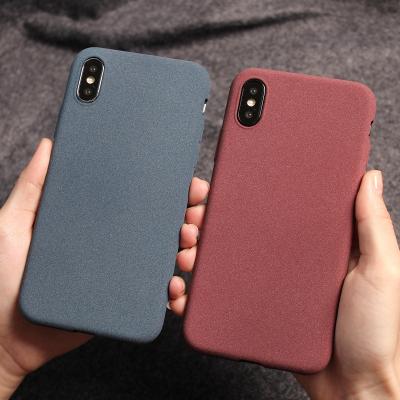 China Wholesale Shockproof/Soft/Washable Cell Phone Cases, Matte Cell Phone Covers Case for Iphone Xr, Max Xs, 6S plus, 7/8 plus for sale