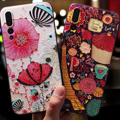 China Customized Embossed Shockproof/Soft/Washable Back Chinese Style Phone Case Vintage Cover Relief Phone Case For IPhoneX/XS XR Max for sale