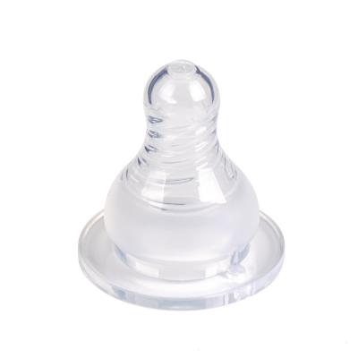 China BPA Free Silicone Gel Milk Bottle Nipple Matte Baby Teat Breast Thick Nipple Infant Teether Care for sale