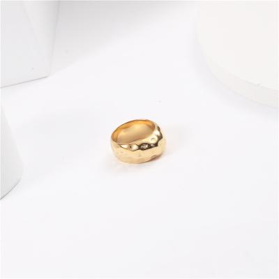 China Joolim Pearl Stainless Steel Lead Free Nickel Free Irregular Rings Tarnish Free Stainless Steel Jewelry for sale