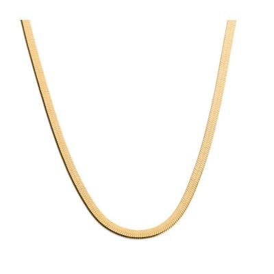 China Joolim Jewelry 18K Snake Chain Necklace Lead Free Nickel Free Gold Plated Stainless Steel Jewelry Wholesale for sale