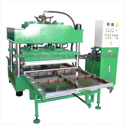 중국 Heating Press Rubber Tiles Plate Vulcanizing Press / Rubber Floor Tile Making Equipment 판매용