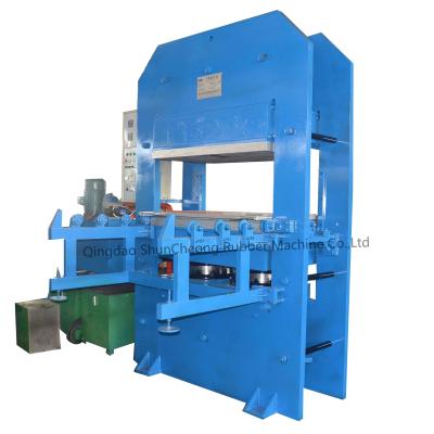 中国 Hydraulic Rubber Powder Solid Tyre Moulding Curing Press Machine 販売のため