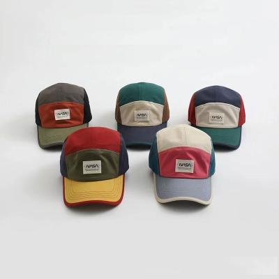 China COMMON ZG HATS Custom ODM OEM Colorblock Contrast Dome Sports Hats Camp Caps Baseball Cap with Wide Brim for sale