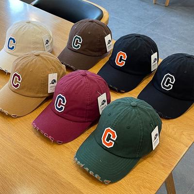 China COMMON ZG HATs Custom Fashion Logo 6 Panel Curved Brim Men Flex Fit Hats Baseball Fitted Baseball Caps with Embroidery for sale