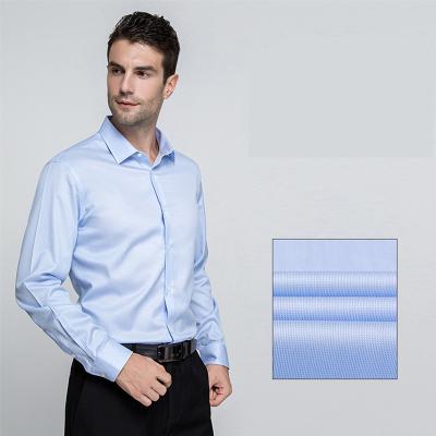 China Fashionable Anti-Wrinkle Anti-Wrinkle OEM Shirt With Button-Up Slim Fit Business Shirts Men Shirt for sale