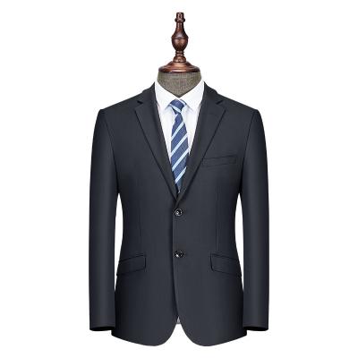 China Original Manufacturer Anti Wrinkle Navy Blue Jacket Man Suit Blazer Men Jacket For Center Back Split With 1PC for sale