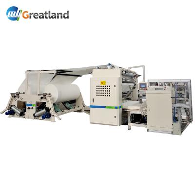 China Automatic Facial Tissue Paper Hotels CE 10L Making And Folding Machine With Embossing Function For Sale for sale