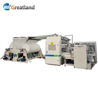 China Line V Interfold Facial Tissue Paper Product Full Automatic Hotels 4 Manufacturing Converting Processing Machinery Hot Sale In UAE for sale