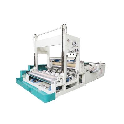 China Hotels High Efficiency Paper Production Line Rewinding Machine Paper Rewinder Jumbo Paper Slit Machine for sale