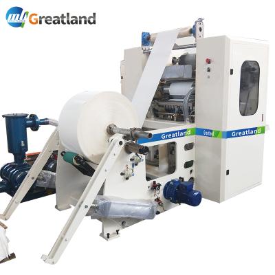 China Hotels Automatic Professional N-fold Hand Towel Glue Laminated Paper Folding And Making Machine for sale