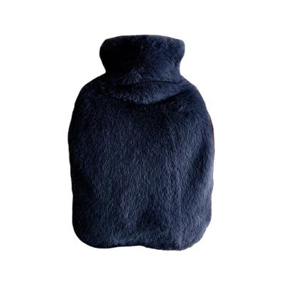 China Keeping XRH Warm Thickened PVC Hot Water Bag 1000ml 2000ml Plush Cloth Cover And Liner/Bottle Hot Water Bag for sale