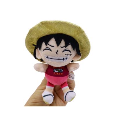 China XRH 10cm Key Chain Toy Tony Chopper Luffy Pendant Soft Handbag Eco-friendly Material Plush One Piece Ornaments Toys Anime Action Plush Doll Toy for sale