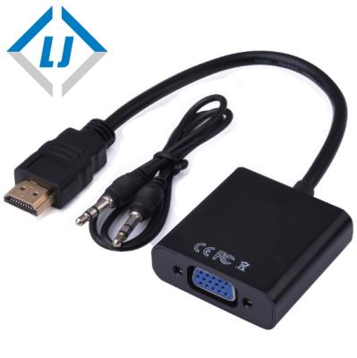 China Car HDMI To VGA Female Converter DVI 24+1 To Full VGA Adapter Cable 1080P 3D for sale