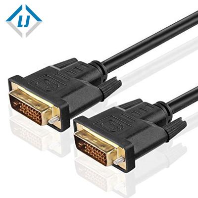 China Multimedia ZHONGSHAN LJ DVI To DVI Cable Male To Male Video Cable For Computer Projector for sale