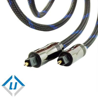 China Factory supply high quality shell 5.0mm digital fiber optical speaker metal toslink cable audio for sale