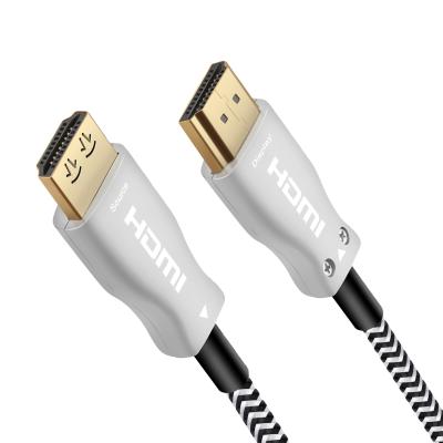 China Speaker Zhongshan LJ 8K fiber optic ultra long thin fiber high speed hdmi active shielded fiber optic cable for sale