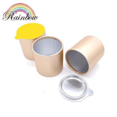 China Recycled Materials Recycle Food Grade Paperboard Tube Flower Tea Packaging Newspapers Custom Dispensing Tour Box for sale