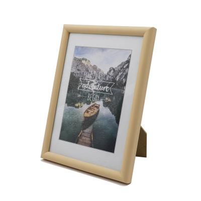 China New Products Home Decoration Home Decoration WPC Plastic Wall Art Frame Table Portrait PS Picture Frame Customized Colors for sale