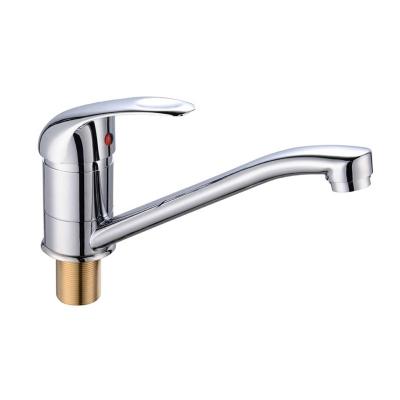 China Hot Sale Modern Bathroom Accessories Zinc Alloy Basin Faucet With Long Spout for sale