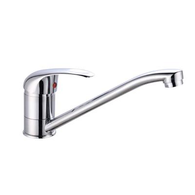 China Modern Modern Zinc Alloy Body Chromed Basin Faucet With Long Spout for sale