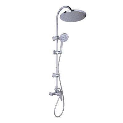 China Modern Wall Mounted Stainless Steel Waterfall Hotel Bathroom Shower Faucet for sale