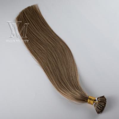 China U Tip Hair Extensions Wholesale 100% Seamless Flat Tip Hair Extensions Ombre Remy Full Natural Blonde Hair U/I For White Women for sale