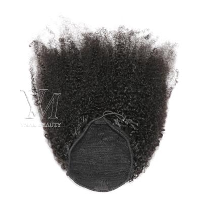 China Custom 3C Drawstring Ponytail Hair Extensions VMAE Virgin Remy Hair Natural Color Custom 3C Drawstring Ponytail Hair Extensions for sale