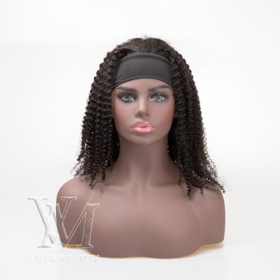 China 4A VMAE Hot Sale Color 150g Headband Wigs 4A Natural Hair Extensions Burmese Indian Hair for sale