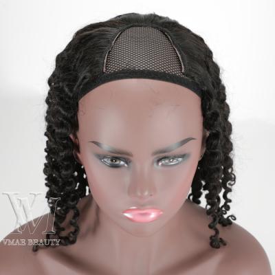 China 3A 3B 3C 4A 4B 4C VMAE Brazilian Hair Swiss Lace Natural Color 180 Density U Part Wig 3A 3B 3C 4A 4B 4C Human Hair Wigs for sale