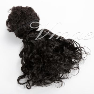 China Burmese Raw Water Wave VMAE Remy Virgin Natural Color Water Wave Braid Bundles With Loop Hair Extension for sale