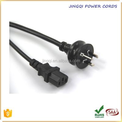 China Home Appliance 6 ft Australia Power Cord AS 3112 Plug to IEC C13, 3x0.75 mm2, BLACK for sale