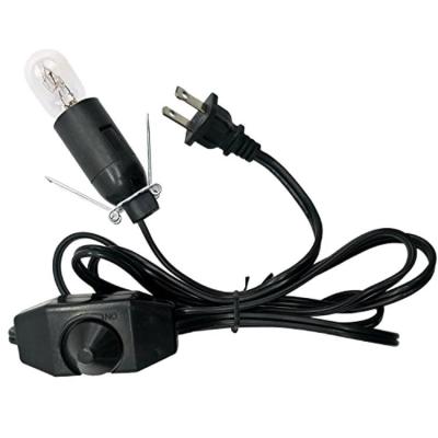 China Home Appliance Factory Hot Sale With Power Switch For Lamps 12v DC Salt Lamp Himalaya Power Cord for sale