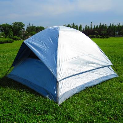 China New Style Sun Protection Rainproof Double Layer Sun Protected Camping Hands Up Tent Lightweight And Sun Protected For 3 - 4 Person for sale