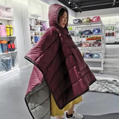 China Hybrid Type Water Resistant Sleeping Bag Poncho Portable Outdoor Camping Portable Sleeping Bag for sale