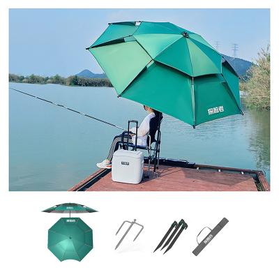 China Portable Umbrella UV Protection Beach Sun Shade Shelter Portable Fishing Umbrella With Fabric Carry Bag for sale