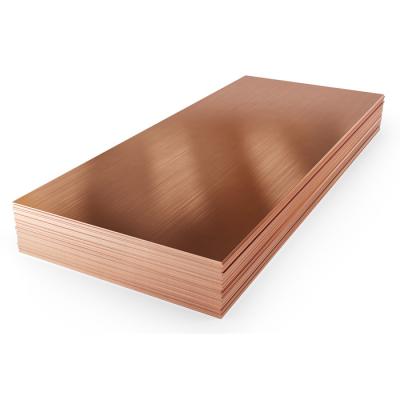 China 05mm Copper Sheet 4x8 Sheet Price Copper Bronze 1mm Thick Copper Sheets For Sale for sale